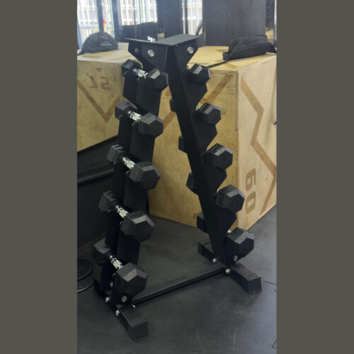 Rack de Almacenamiento Mancuernas Hexagonales (5 pares)